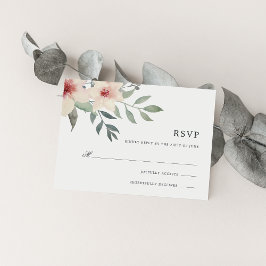 Peach Blossom RSVP-Karte RSVP Karte