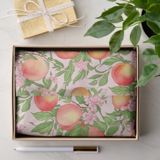 Peach Blossom Tissue Paper Seidenpapier (Geschenk)
