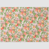 Peach Blossom Tissue Paper Seidenpapier (Vorderseite)