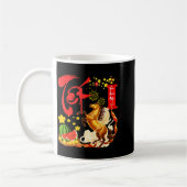Peach Blossom Vietnamese Lunar New Year Horse 2026 Kaffeetasse (Links)