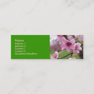 peach_blossoms1 mini visitenkarte