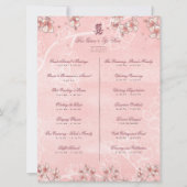 Peach Blossoms Double Xi Chinesisches Hochzeitspro (Vorderseite)