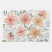 Peach Blossoms Küchentücher (Horizontal)