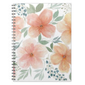 Peach Blossoms SpiralNotebook Notizblock (Vorderseite)