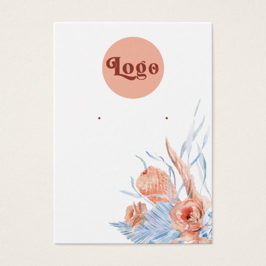 Peach blue tropring display card (Vorderseite)