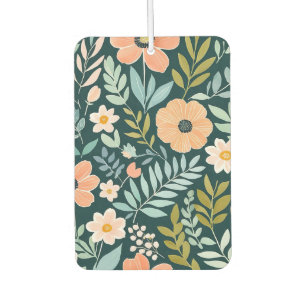Peach, Blue und Green Boho Whimsical Autolufterfrischer