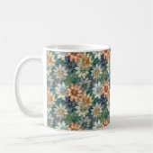 Peach Blue White Green Kaffeetasse (Links)