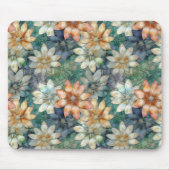 Peach Blue White Green Mousepad (Vorne)