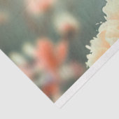 Peach Blume Bird Decoupage Seidenpapier (Ausschnitt)