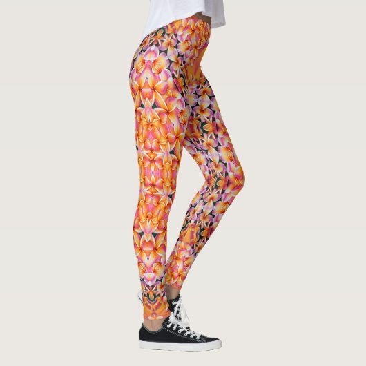 Peach-Blume Leggings (Rechts)