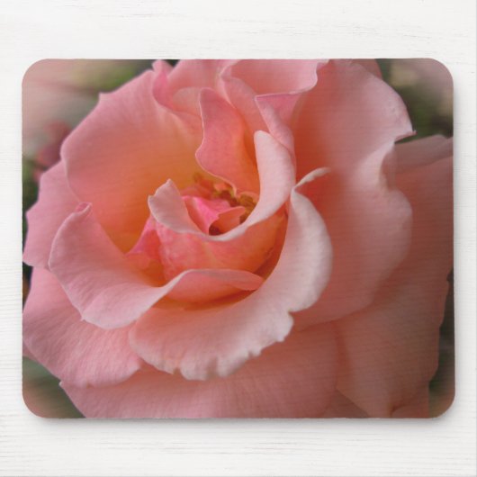 Peach Blume Mousepad Wilde Rose Dekoration Geschen (Vorne)