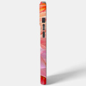 Peach Blush Dahlia Blossom Case-Mate iPhone Hülle (Rückseite / Links)