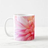 Peach Blush Dahlia Blossom Kaffeetasse (Links)