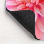 Peach Blush Dahlia Blossom Mousepad (Ecke)