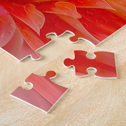 Peach Blush Dahlia Blossom Puzzle (Seite)