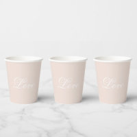 Peach Blush Liebe Immer Hochzeit