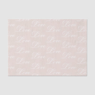 Peach Blush Liebe Immer Hochzeit Seidenpapier