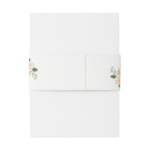 Peach Blush Wassercolor Bloral Wedly Band (Rückseitenbeispiel)