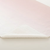 Peach Blush White Sherpadecke (3/4)