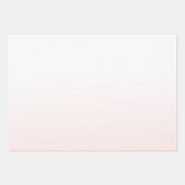 Peach Blush White Wedding Geschenkpapier Set (Vorderseite 3)
