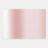 Peach Blush White Wedding Geschenkpapier Set (Vorderseite 2)