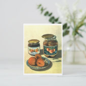 Peach Bocal Sowjetposter Postacard Postkarte (Stehend Vorderseite)