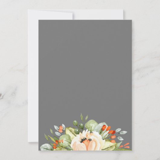 Peach Botanic Probe Dinner Ankündigung (Rückseite)