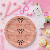 Peach-Brautparty Pappteller (Party)