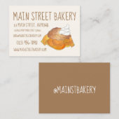 Peach Cobbler Southern Bäckerei Koch Visitenkarte (Vorne/Hinten)