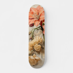 Peach Color Vintag Inspirierte Skateboard