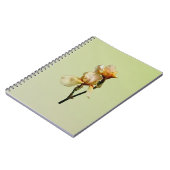 Peach Colored Irises Notizblock (Linke Seite)