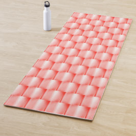 Peach Coral Metallic Abstrakt Elegante Chic Hübsch Yogamatte