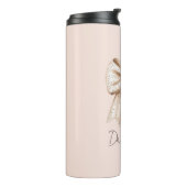 Peach Cream Bow Thermosbecher (Nach links gedreht)