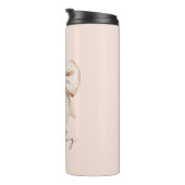 Peach Cream Bow Thermosbecher (Nach rechts gedreht)