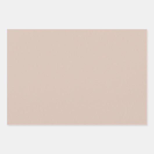 Peach Cream Brown Leopard Print Geschenkpapier Set (Vorderseite 2)