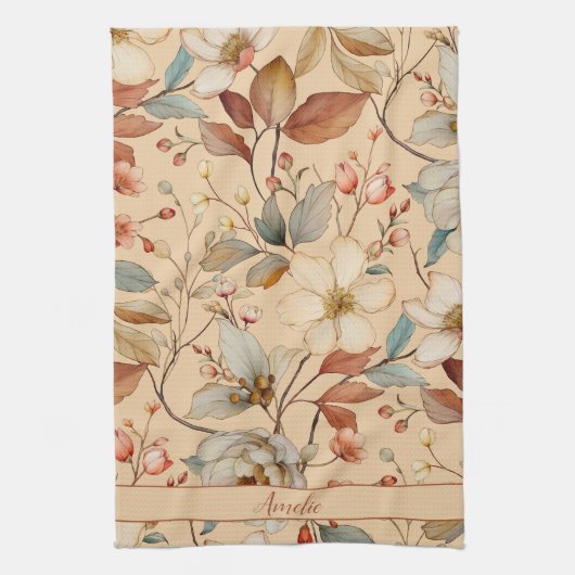 Peach Creme Cotattcore Geschirrtuch (Vertikal)