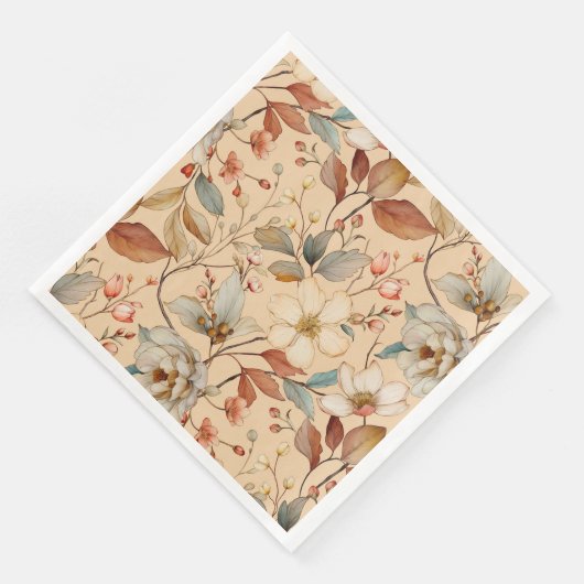 Peach Creme Cotattcore Serviette (Ecke)