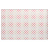 Peach cross stitches auf weiß stoff (Yard (91,4 cm))