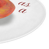 Peach Cutting Board Schneidebrett (Ecke)