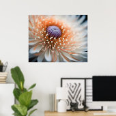 Peach Dalia Poster (Heimbüro)