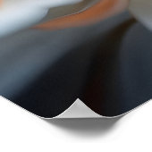 Peach Dalia Poster (Ecke)