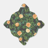 Peach Dark Gray Wedding Rose Bloral Geschenkschachtel (Ungefaltet)