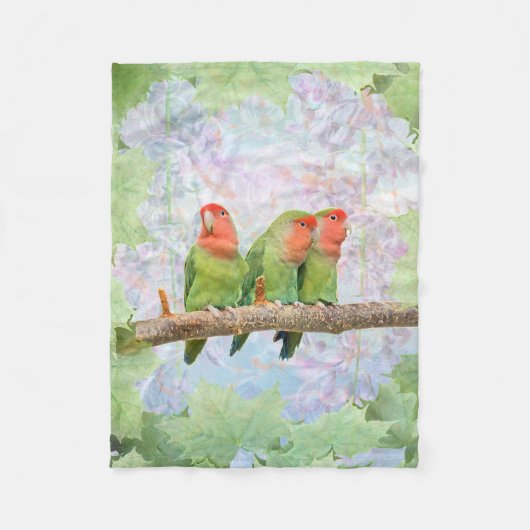 Peach Delight Fleece Blanket (Vorderseite)