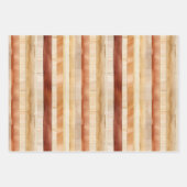 Peach Dusty Cream Waves Geburtstag Geschenkpapier Set (Vorderseite 2)