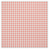 Peach Echo & White Houndstooth Stoff (Muster)