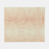 Peach elegant floral butterfly pattern fleecedecke (Vorderseite (Horizontal))