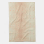 Peach elegant floral butterfly pattern geschirrtuch (Vertikal)