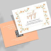 Peach Elegant Wedding Antwort Custom