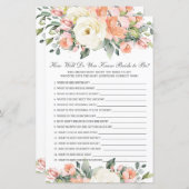 Peach Elfenbeinfloral wie gut Sie wissen, Britin z (Vorne/Hinten)