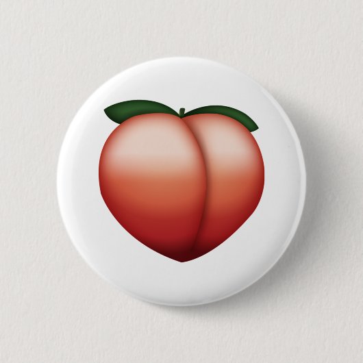 Peach - Emoji Button (Vorderseite)
